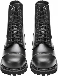 Ботинки Brandit Vegantom 10 Eyelet 41 EU Черные synthetic.ua - Фото 1