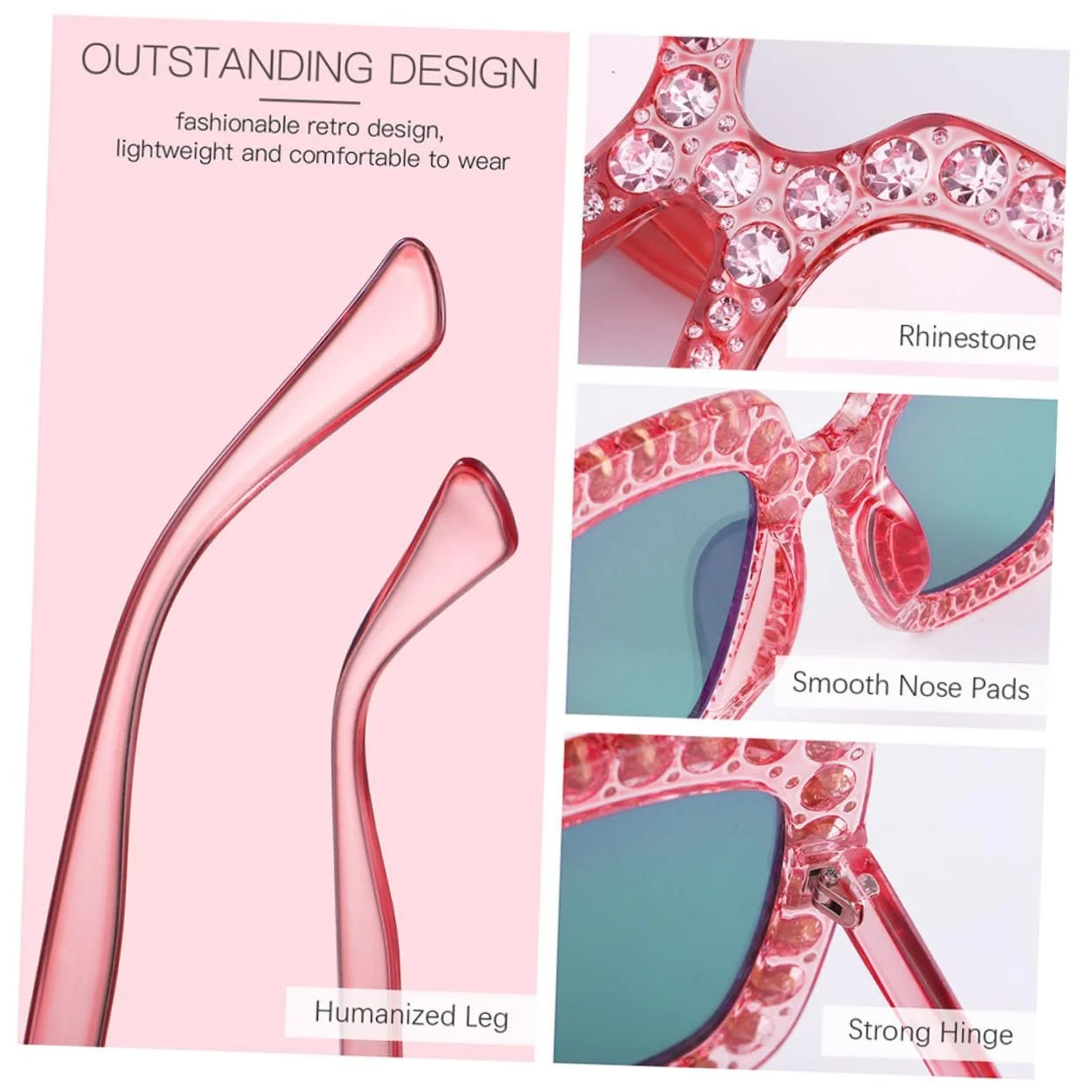 Сонцезахисні окуляри PACKOVE Великого розміру Квадратна оправа Ацетат Для жінок, фото №2 Сонцезахисні окуляри PACKOVE Великого розміру Квадратна оправа Ацетат Для жінок, фото №2