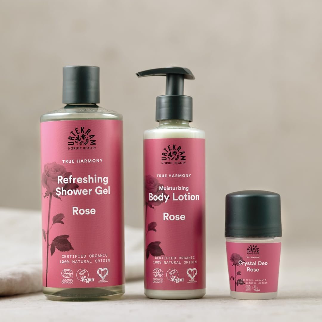 Гель для душа Urtekram Rose органический, 500 мл, фото №5