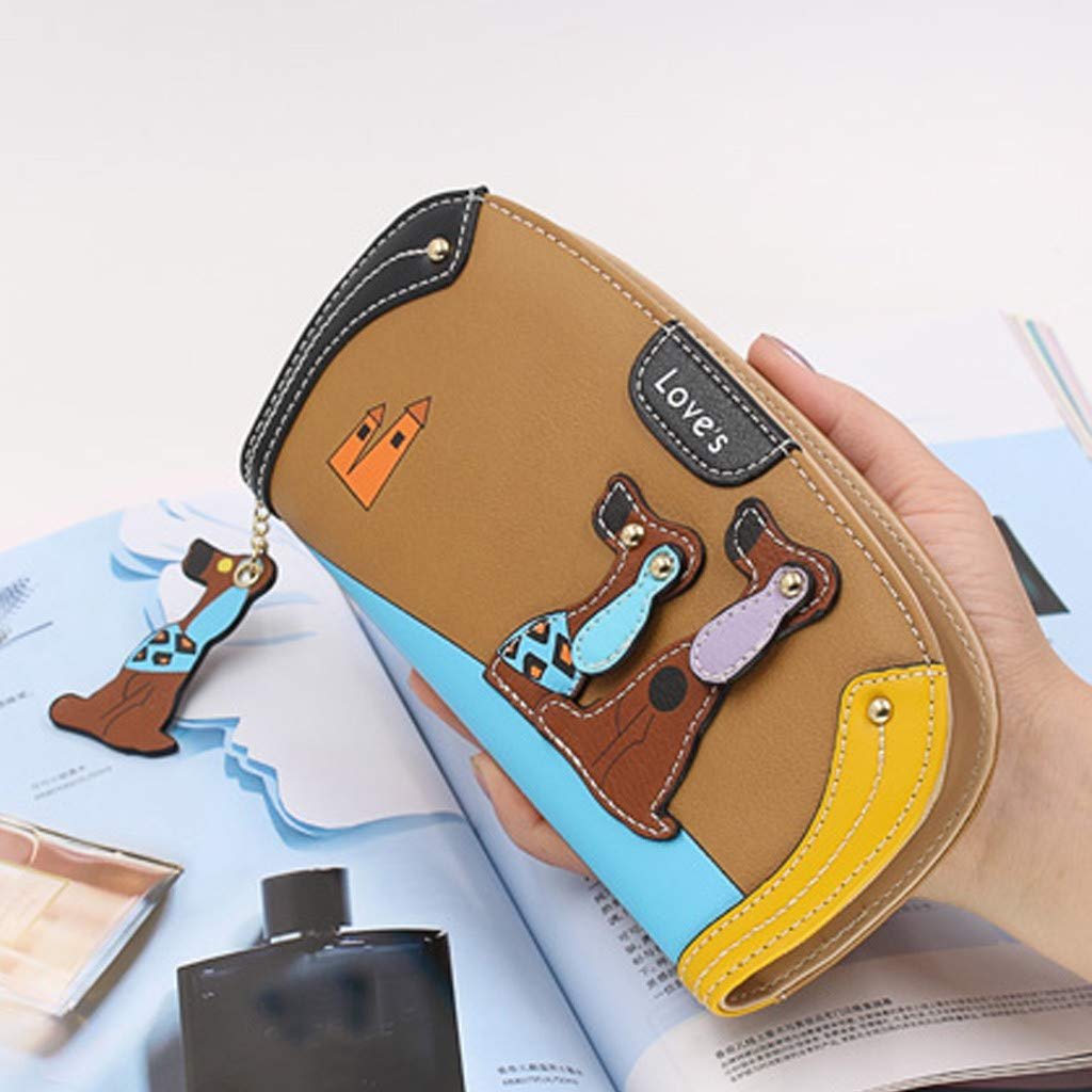 Кошелек Длинный Модный для Школьников Multifunktional Faltbar Прозрачный coffee, One Size, фото №2