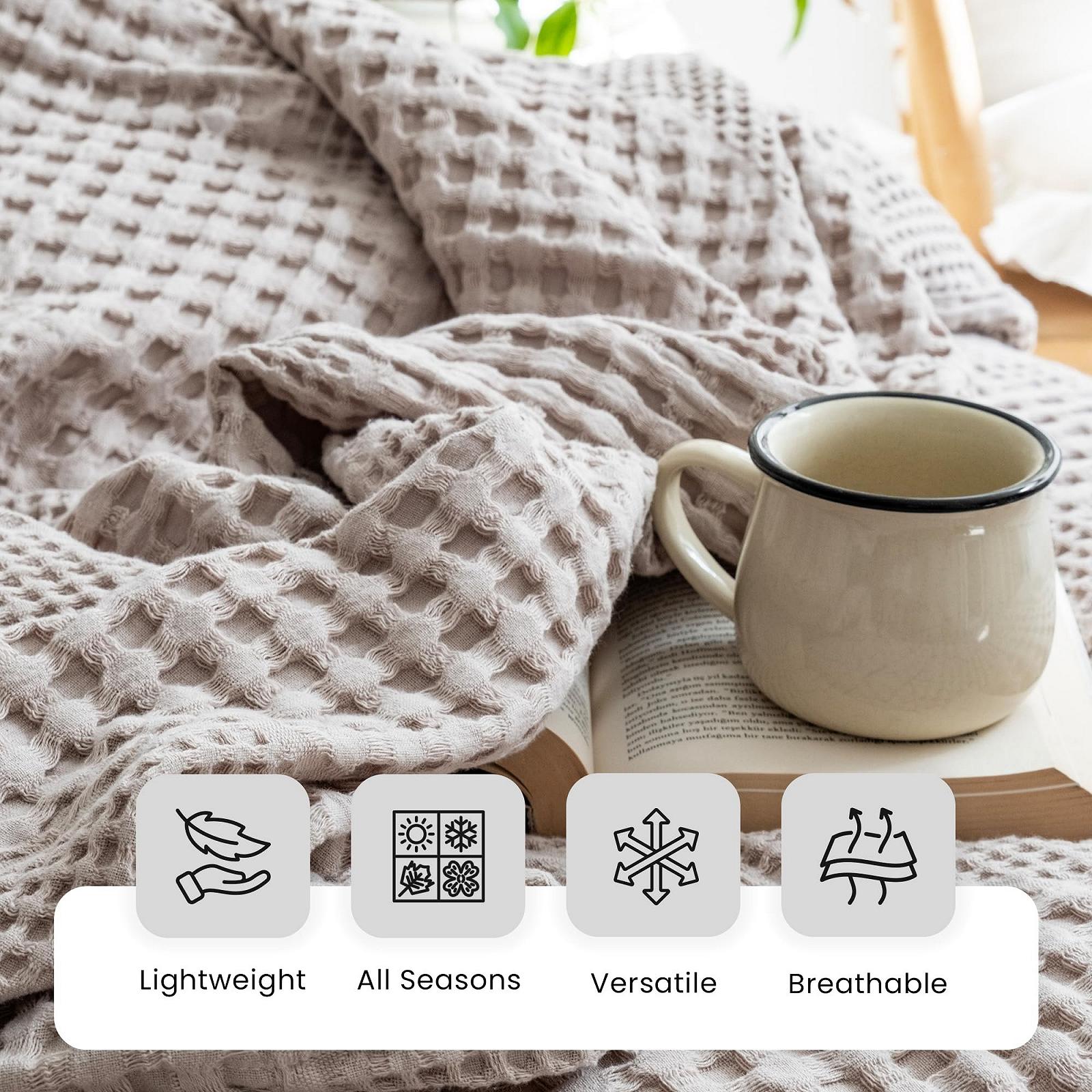 Покривало Super King Size Milam London Joanna Collection Бежевий, 250x280см, фото №4