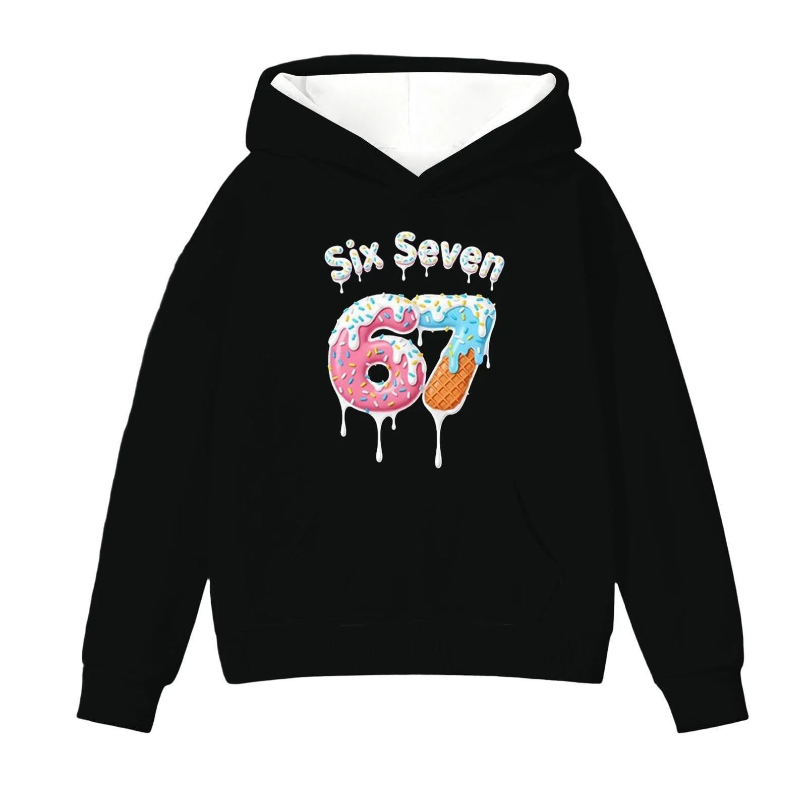 Толстовка с капюшоном для мальчиков 67 Prints 152 164 134 Свитеры, Толстовка с капюшоном, 158 Пуловер, 140 Спортивный костюм Подросток Теплый Мягкий Джемпер 176 Футболки, фото №1