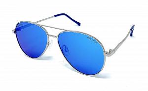 Сонцезахисні окуляри Авіатор Venice Polarized з плоскими лінзами Blue, blue - Фото 1