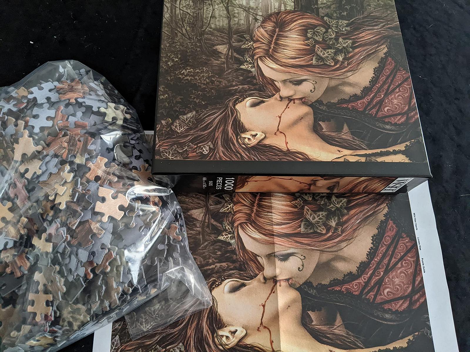 Пазл Victoria Frances The Lovers Kiss 1000 элементов, фото №2 Пазл Victoria Frances The Lovers Kiss 1000 элементов, фото №2