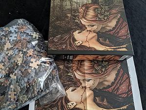 Пазл Victoria Frances The Lovers Kiss 1000 элементов synthetic.ua - Фото 1