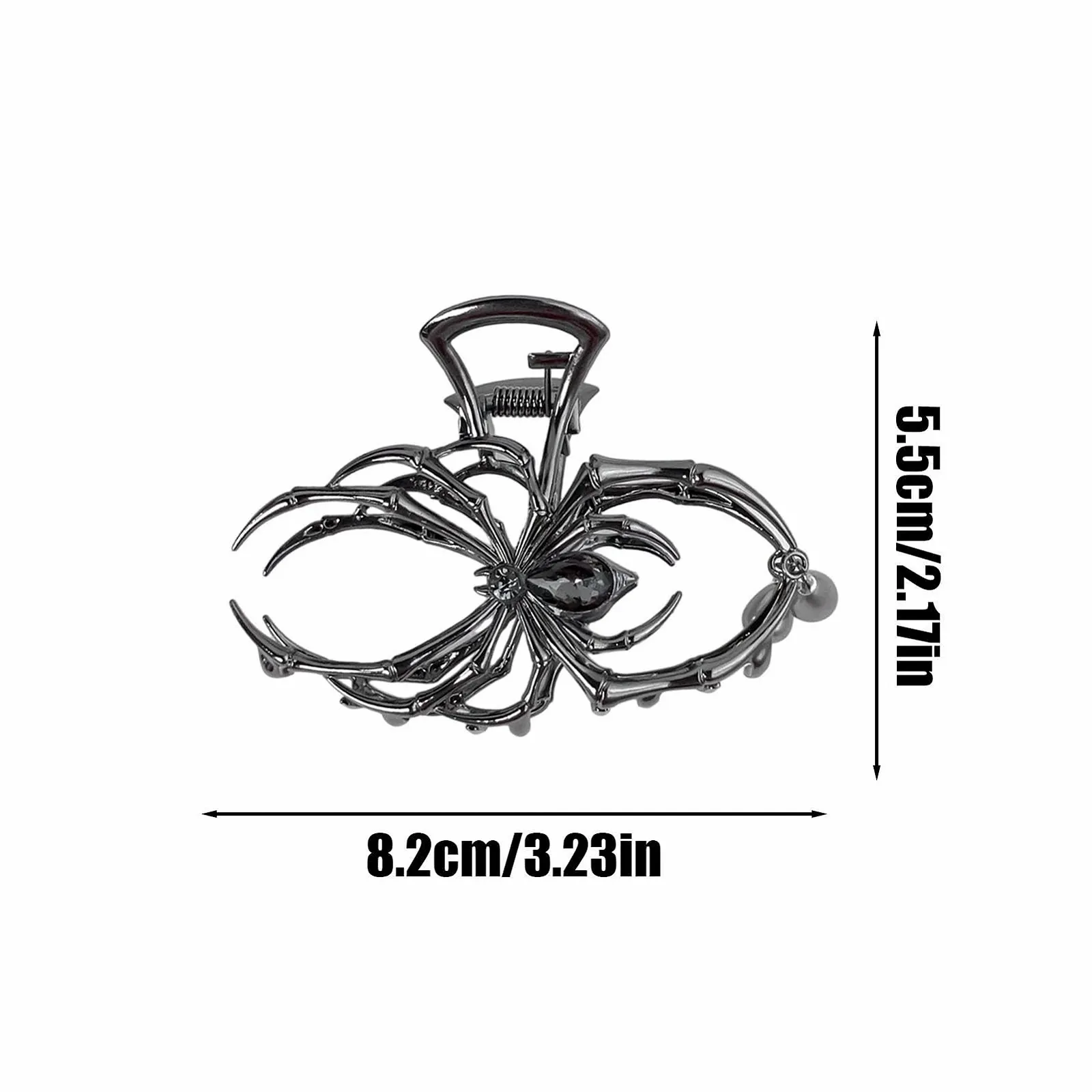 Заколка-краб для волос Паук Euyehn - Заколки для волос Паук на Хэллоуин | Аксессуары для волос на Хэллоуин для свиданий, деловых поездок, бассейна, путешествий, фото №5 Заколка-краб для волос Паук Euyehn - Заколки для волос Паук на Хэллоуин | Аксессуары для волос на Хэллоуин для свиданий, деловых поездок, бассейна, путешествий, фото №5