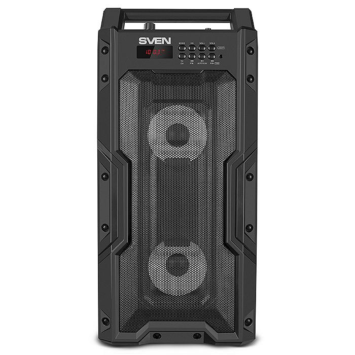 Колонка SVEN PS-435 Black 20W TWS Bluetooth FM USB microSD LED-display RC 2x2000mA*h), фото №9