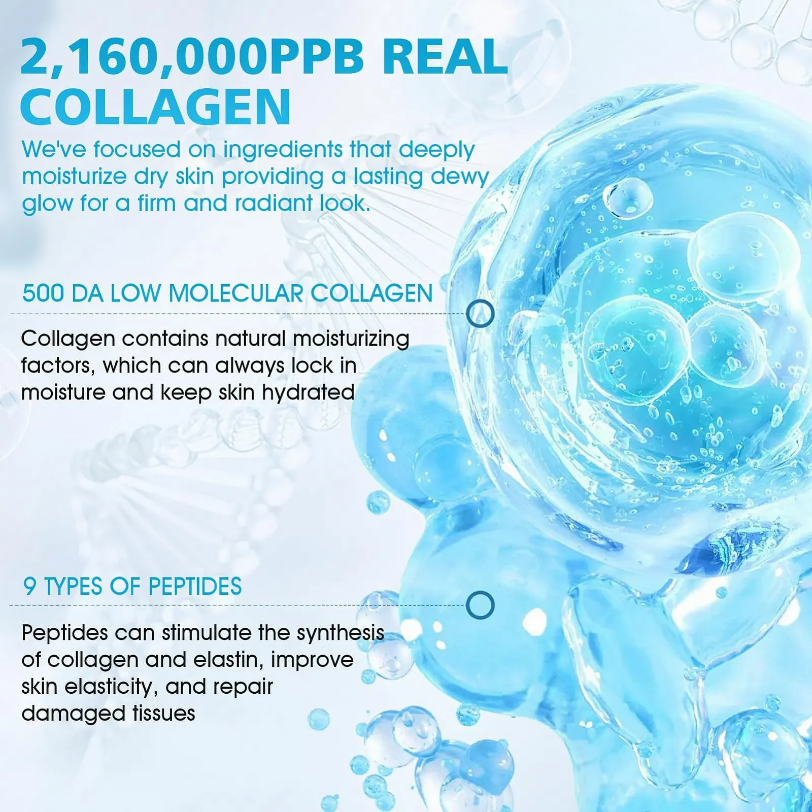 Маска для обличчя Organic Collagen Real Deep, для глибокого зволоження, 4 шт, фото №4 Маска для обличчя Organic Collagen Real Deep, для глибокого зволоження, 4 шт, фото №4