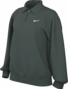 Поло Nike Sportswear Phoenix Fleece Свободного кроя Женская - Фото 1