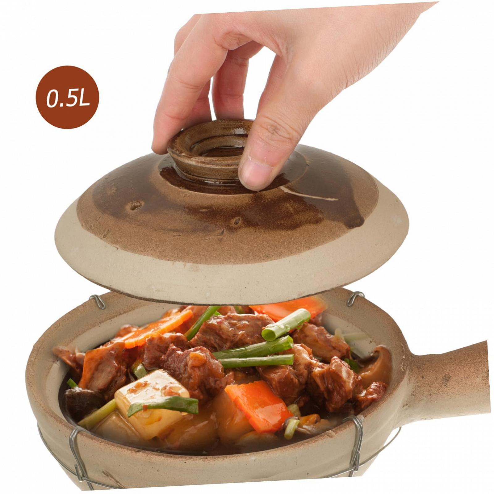 Ківш GALPADA керамічний термостійкий для тушкування та супів, фото №8