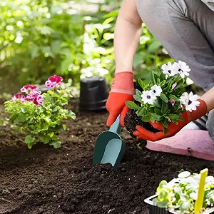 Садовая лопатка Mxshc, ручной инструмент, садовый Лопата совковая с эргономичной ручкой, нескользящие садовые совки для эффективной работы в саду synthetic.ua - Фото 1