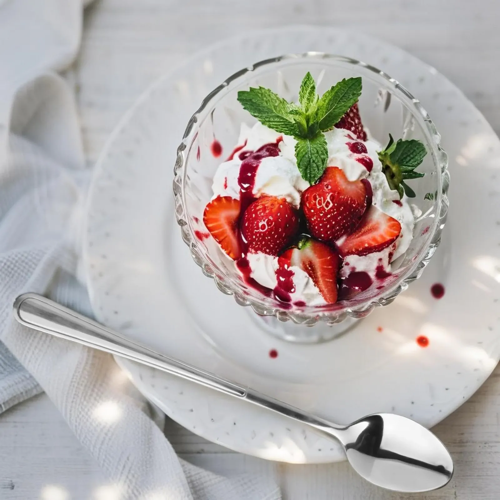 Ложка Glasmark KROSNO 1992 Набір 6 штук Сріблястий, нержавіюча сталь, 19.7 см, фото №3 Ложка Glasmark KROSNO 1992 Набір 6 штук Сріблястий, нержавіюча сталь, 19.7 см, фото №3