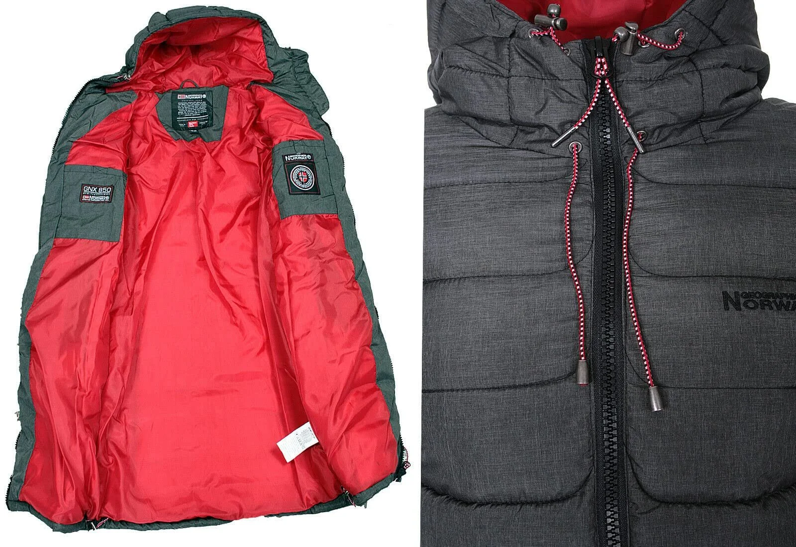 Куртка Geographical Norway зимова стьобана, фото №2