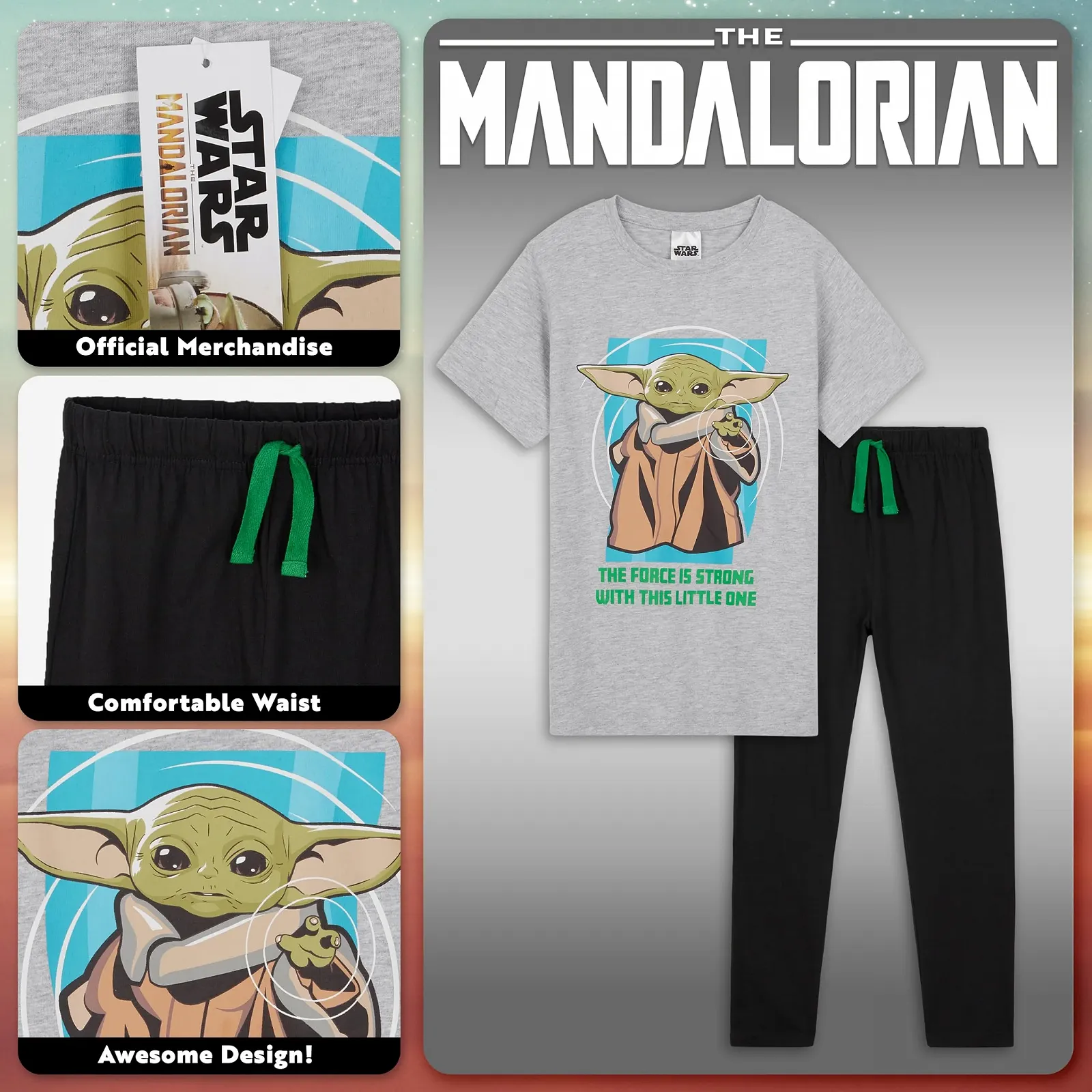 Піжама Disney Mandalorian для хлопчиків підлітків, фото №3