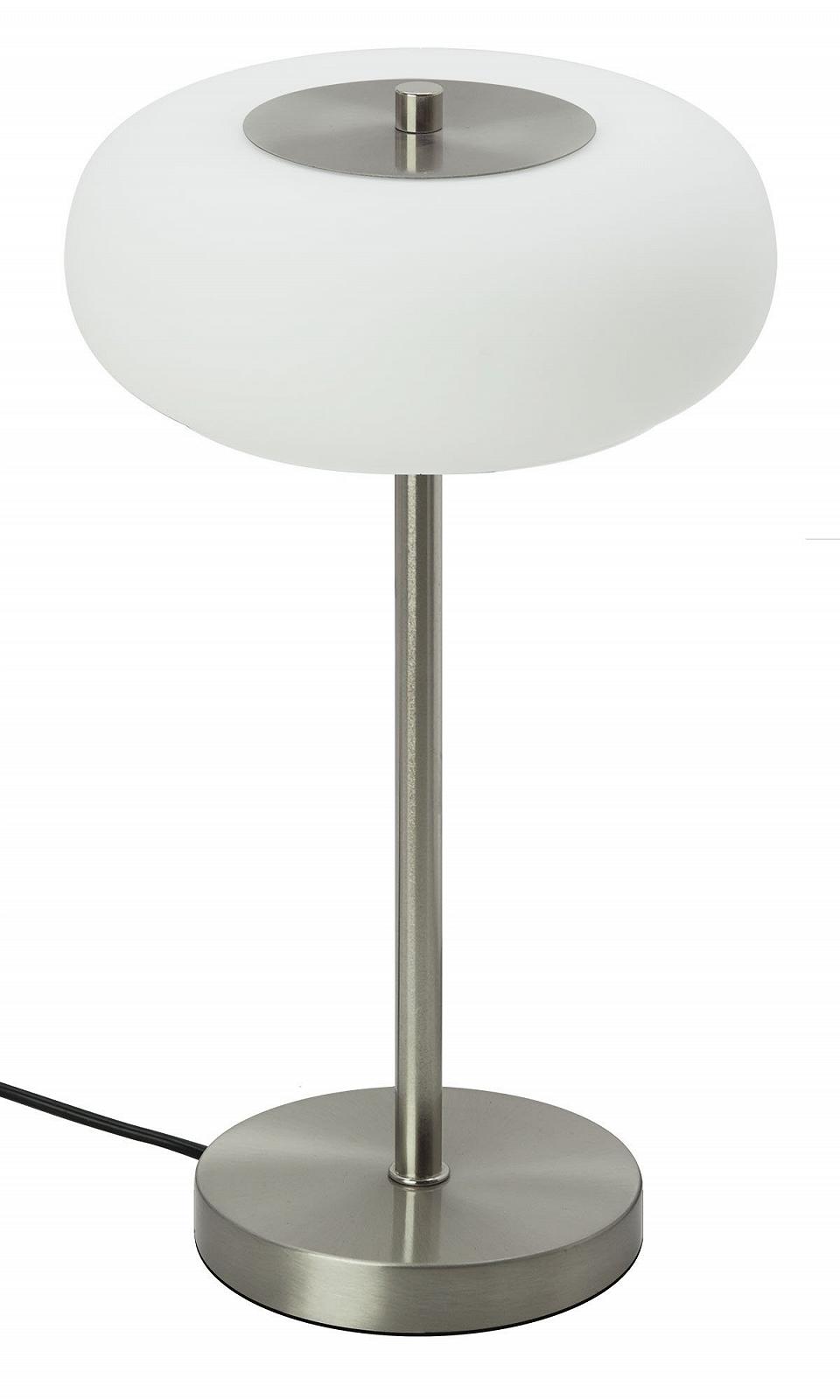 Настольная лампа Trango Miami 2017-92 LED матовый никель сатинированное стекло 5 Вт 3000 K теплый белый, фото №4