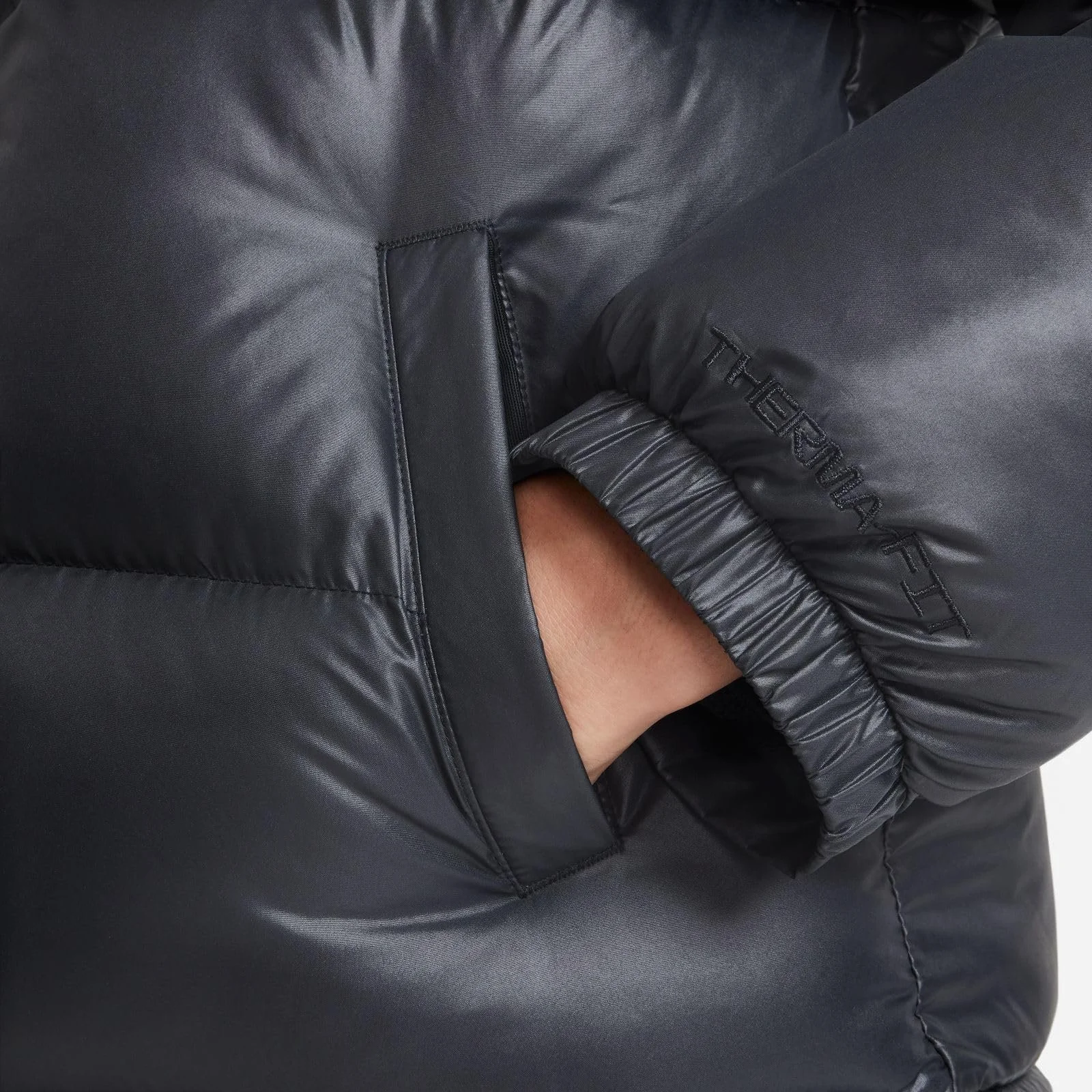 Куртка Nike Therma-fit Ultimate Repel Puffer с капюшоном для старших детей, фото №8