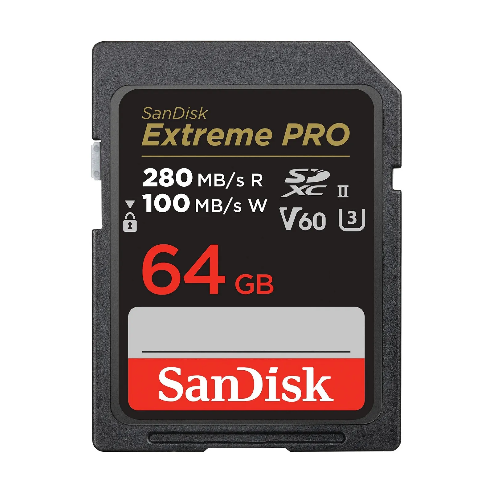 Карта памяти SanDisk Extreme PRO SDXC UHS-II V60 64GB 280MB/s 6K 4K UHD U3 C10, фото №1 Карта памяти SanDisk Extreme PRO SDXC UHS-II V60 64GB 280MB/s 6K 4K UHD U3 C10, фото №1