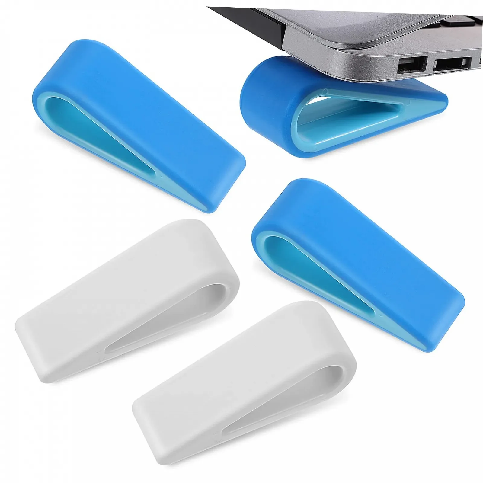 Підставка для ноутбука Регульована по висоті Охолоджуюча для настільного комп'ютера (4 шт.), фото №1