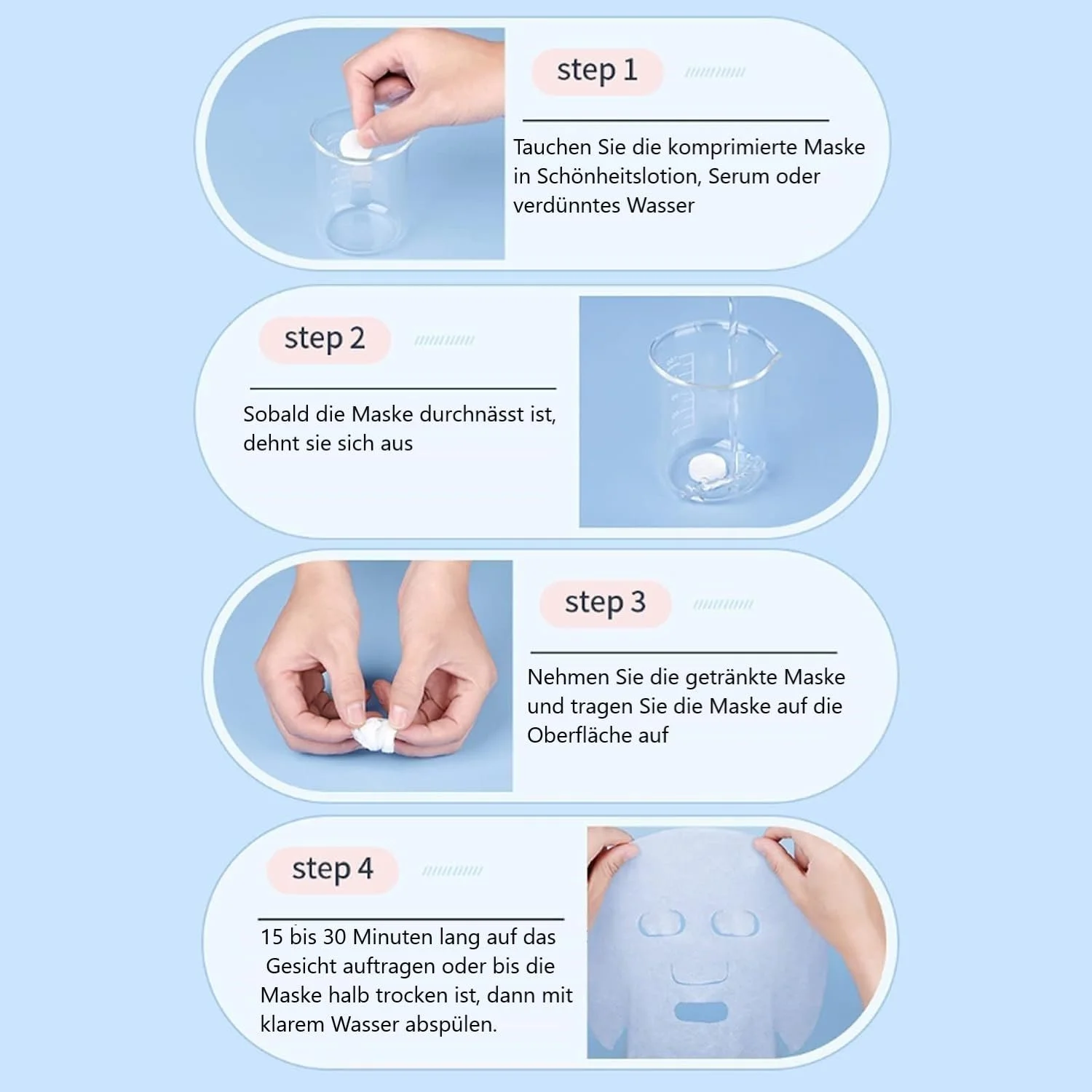 Маска для лица AMLOO, 120 шт., фото №2