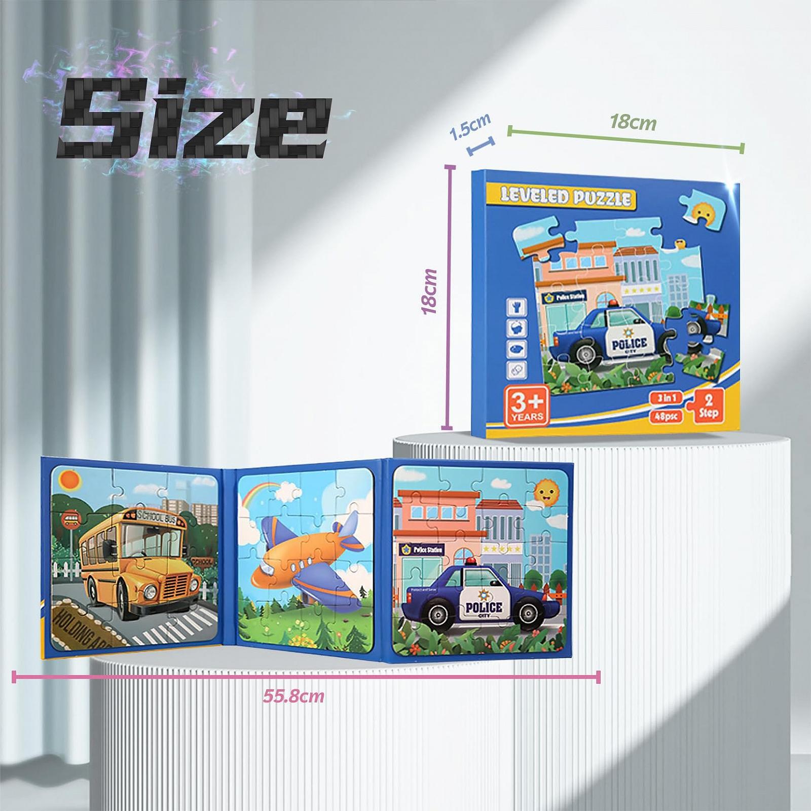 Магнитный пазл LUMIN TUTU 3-в-1 16/20/25 элементов DIY Развивающая игрушка, фото №6