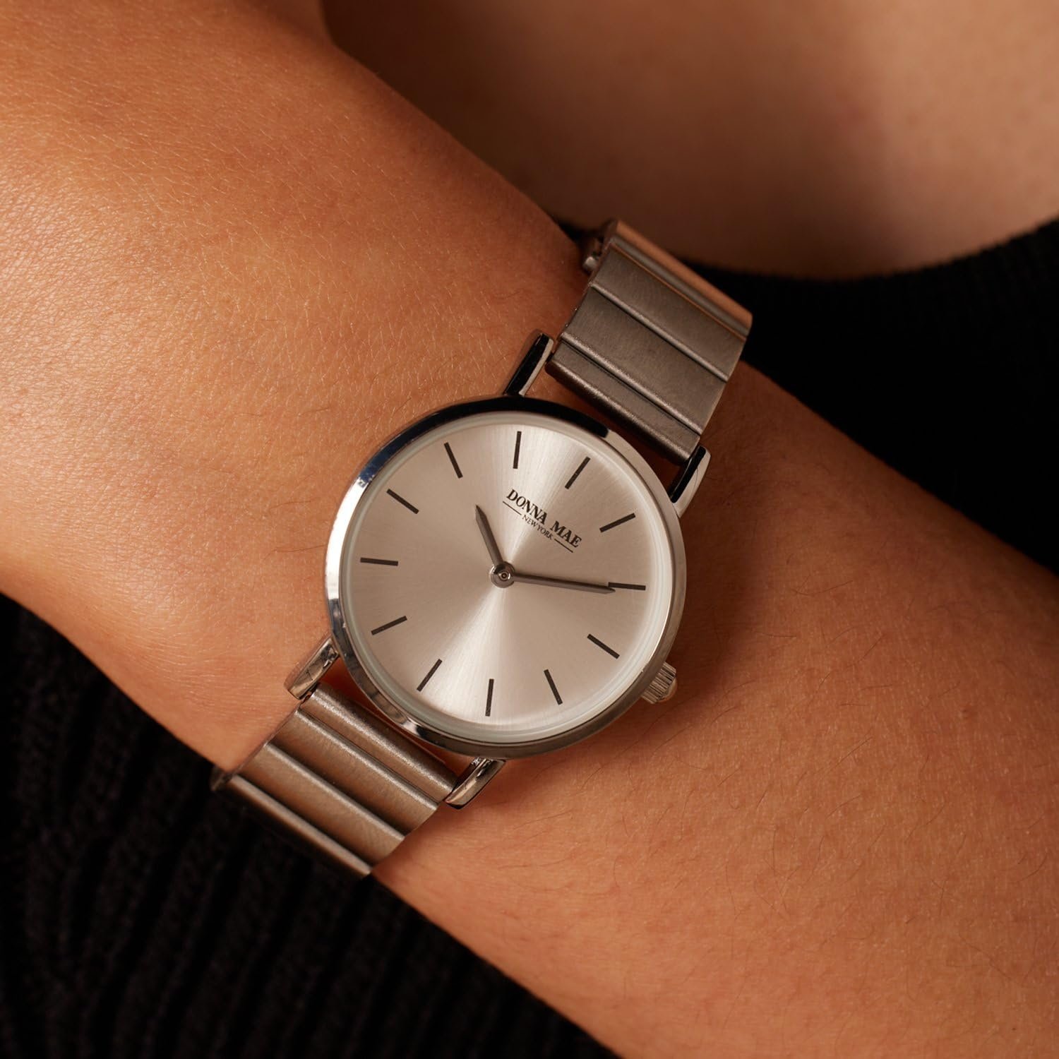 Женские часы Lucardi Donna Mae Серебряные Сталь Серебристый 30мм, фото №3