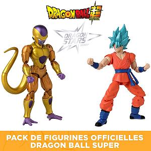 Фігурка Bandai Dragon Ball Super Golden Freezer проти Super Saiyan Blue Goku 17 см synthetic.ua - Фото 1