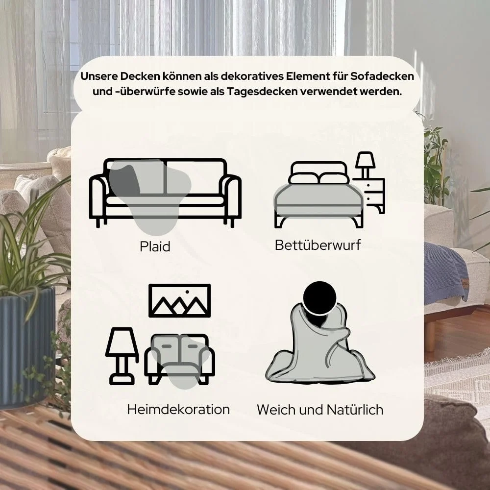 Покривало Dalisa Бавовна органічна 100% Зелений 150 x 200 см, фото №2 Покривало Dalisa Бавовна органічна 100% Зелений 150 x 200 см, фото №2