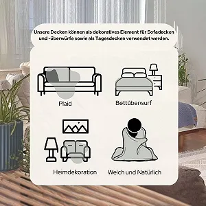 Покривало Dalisa Бавовна органічна 100% Зелений 150 x 200 см synthetic.ua - Фото 1