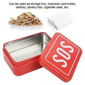 Коробка для зберігання Rehomy SOS Mini залізна для виживання synthetic.ua - Фото 1