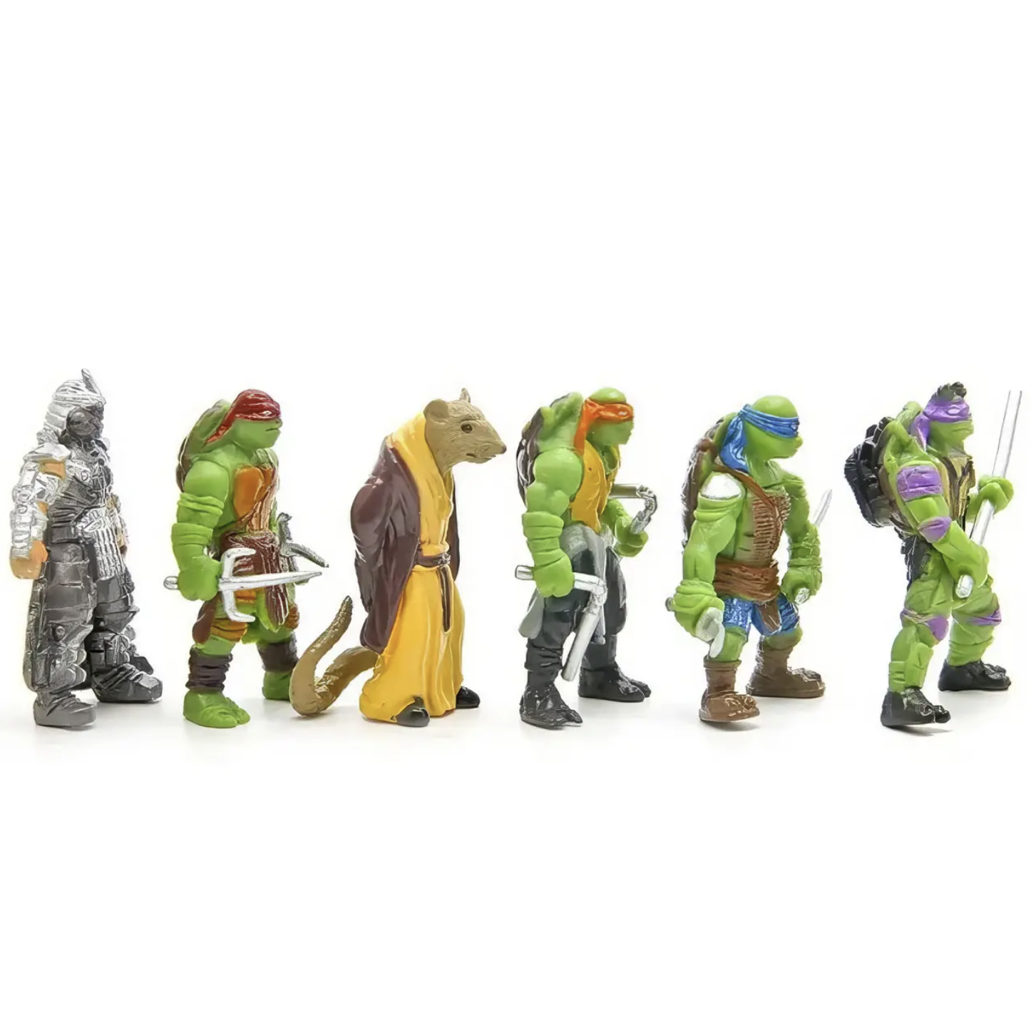 Набор фигурок 6в1 Черепашки Ниндзя, 5см - TMNT, фото №3