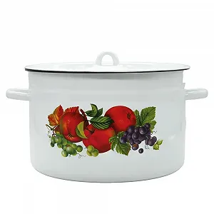 Купить Кастрюля эмалированная 5.5 л 25 см Retro Nostalgia - Фото 1 Кастрюля эмалированная 5.5 л 25 см Retro Nostalgia - Фото 1