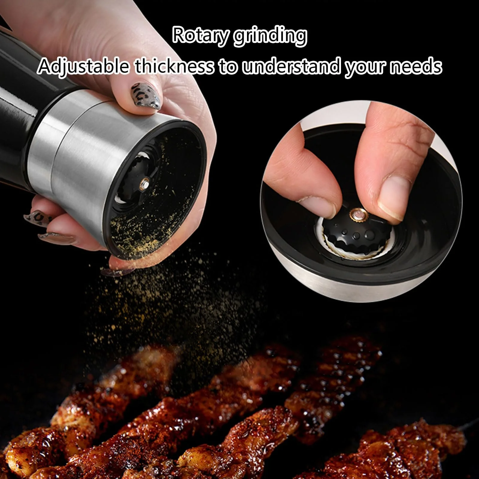 Ручний Млинок для Спецій для Кухні для Любителів Їжі, фото №7