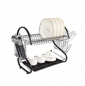 Сушка для посуду 53см Maestro MR-1025-53-BLACK - Фото 1