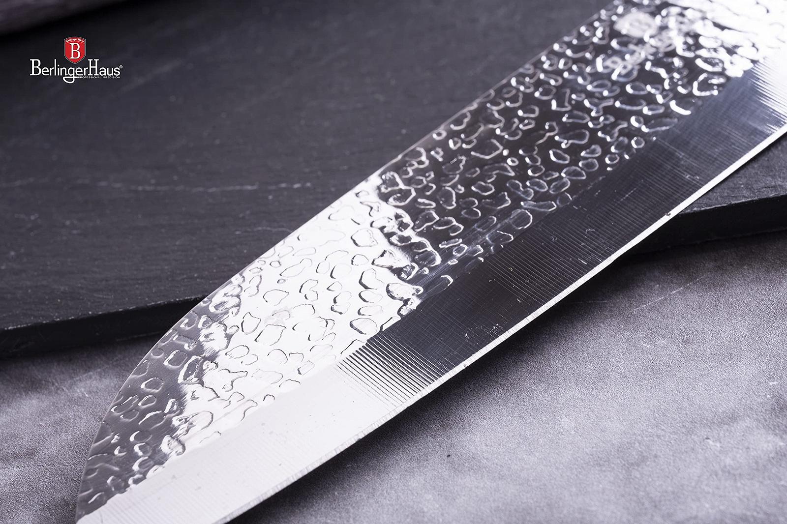 Набір ножів Santoku Berlingerhaus Primal Gloss Collection з нержавіючої сталі, 3 шт., фото №3