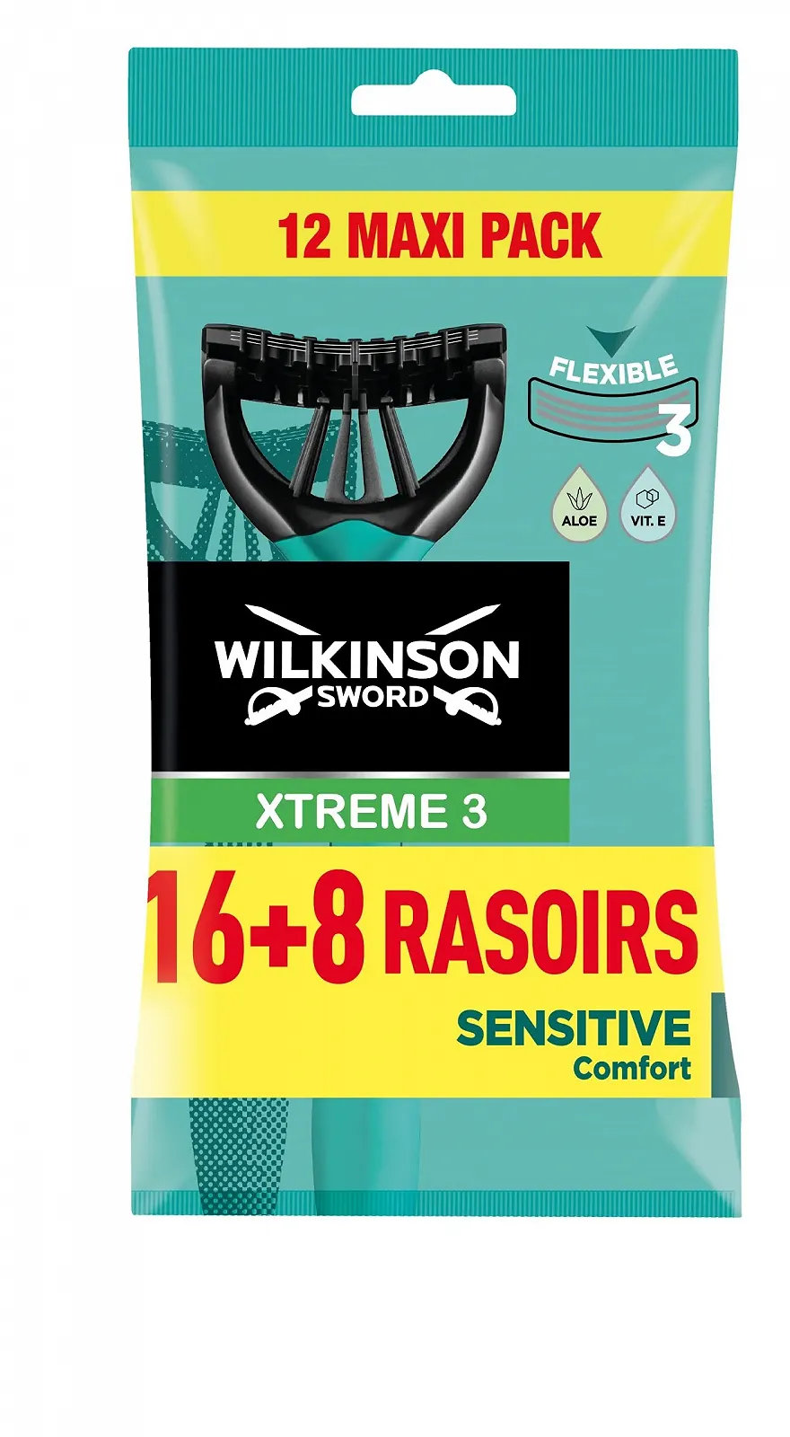 Одноразовые бритвы Wilkinson Xtreme 3 Pure Sensitive, фото №1