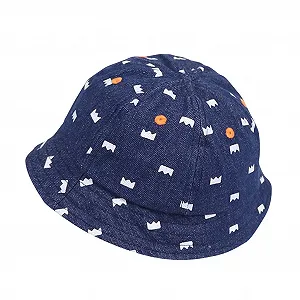 Панама бавовняна дитяча UPF 50+ з широким краєм унісекс - Фото 1