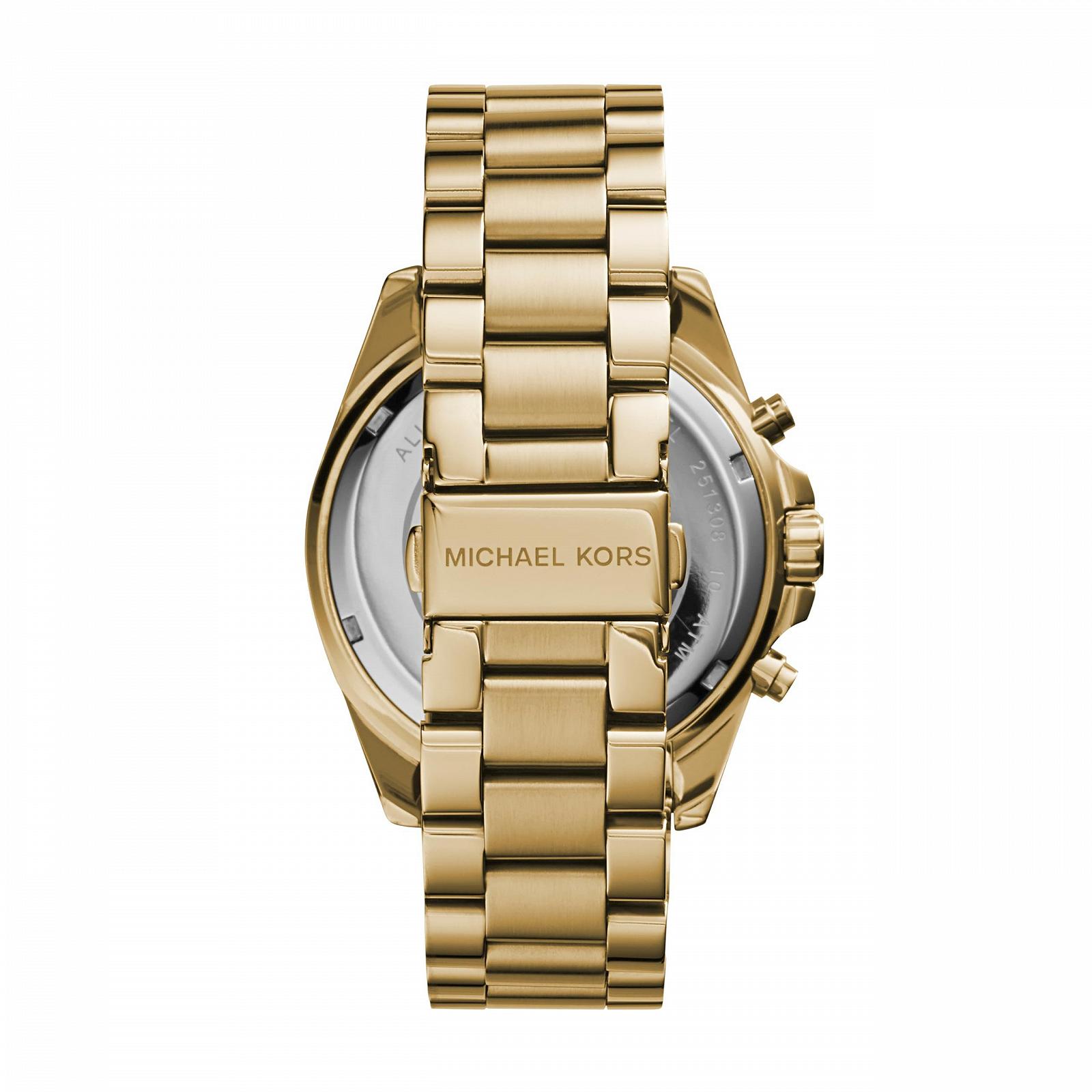 Женские часы Michael Kors Bradshaw 43 мм, кварцевый хронограф, браслет из нержавеющей стали, фото №3