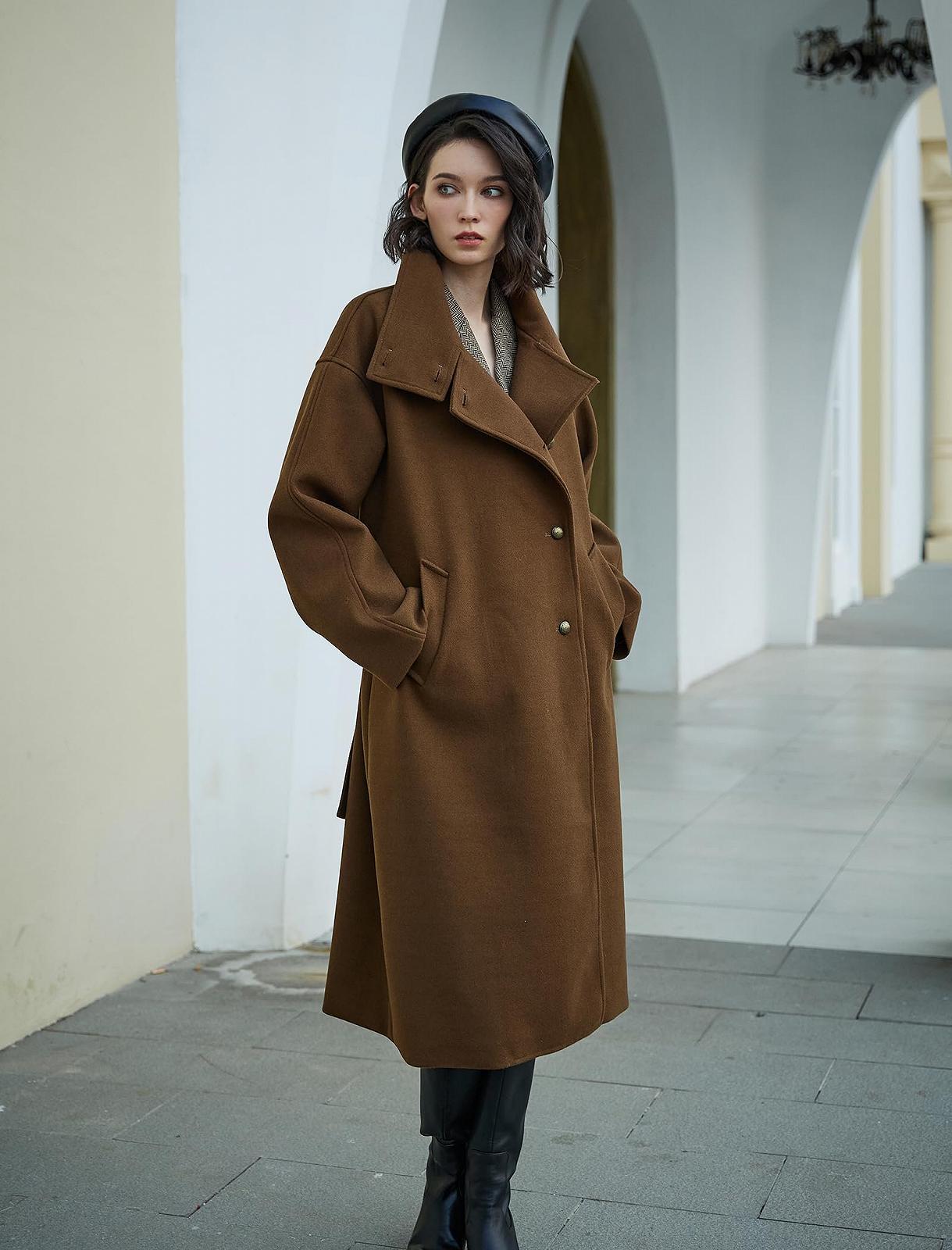 Пальто BEAUTELICATE Шерстяное Длинное, фото №4