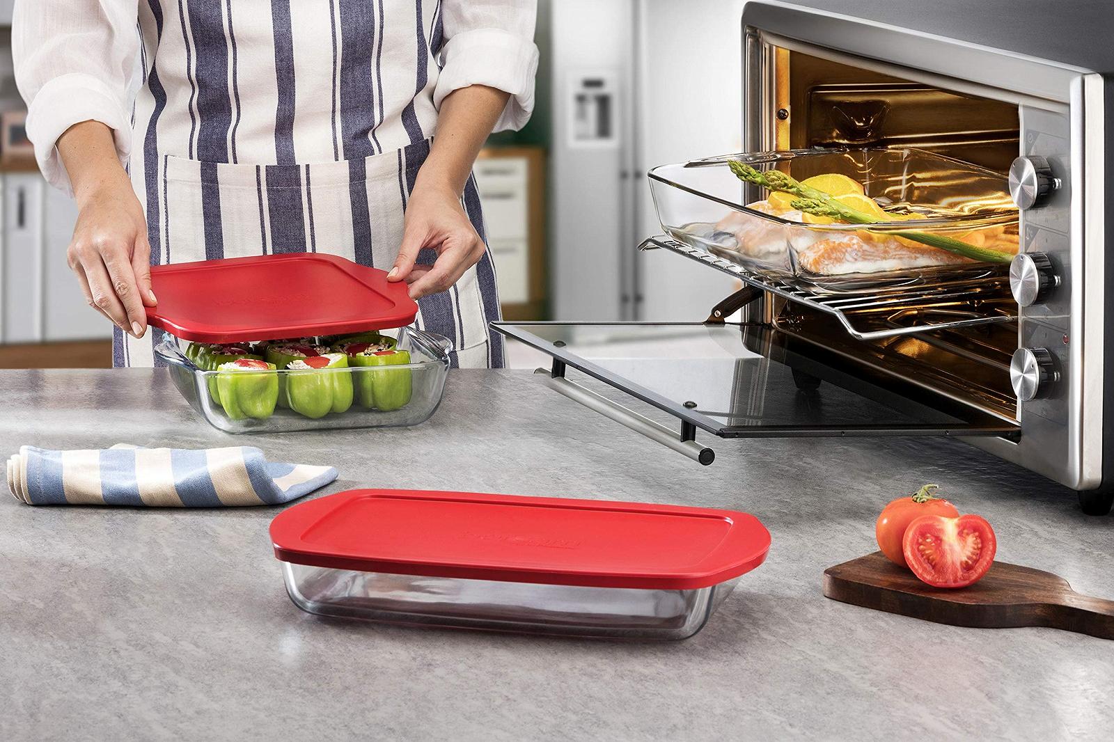 Форма для запікання Pasabahce Borcam 59034 квадратна з кришкою 26 x 22 см 2 л, фото №4 Форма для запікання Pasabahce Borcam 59034 квадратна з кришкою 26 x 22 см 2 л, фото №4