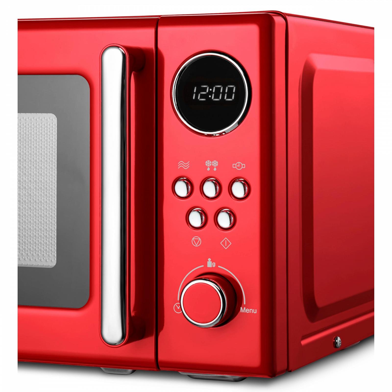 Микроволновая печь MEDION MD15000 Retro 20 л 800 Вт Красная, фото №7