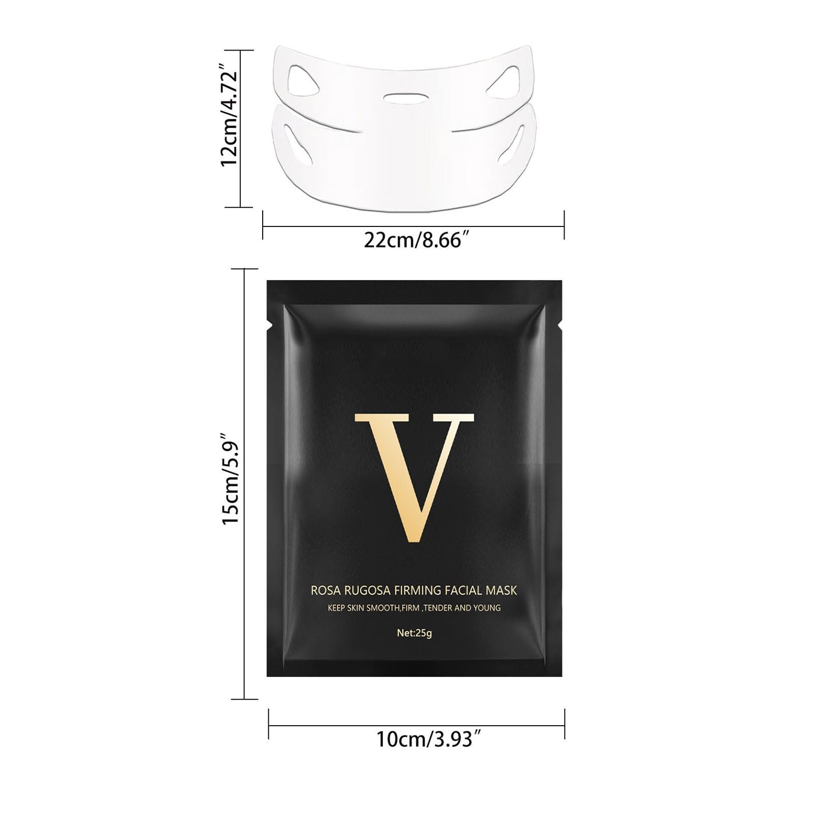 Маска Tkekruh V Маска для ліфтингу обличчя 6 шт. Зволожуюча маска для підтяжки та догляду за обличчям, фото №2