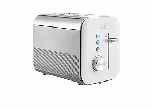 Тостер 2 скибочки Breville High Gloss Collection Регульований механізм підйому / Білий [VTT676] - Фото 1