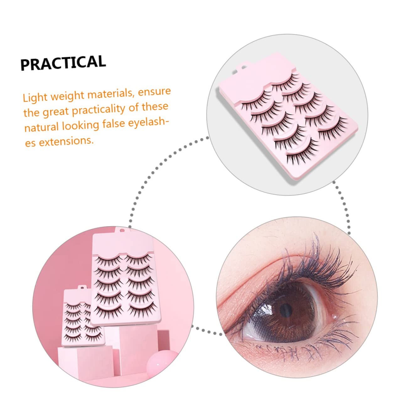 Вії Angoily 20 Paar Фальшиві Ресниці М'яке Світло Короткі Чорні Натуральні, фото №3 Вії Angoily 20 Paar Фальшиві Ресниці М'яке Світло Короткі Чорні Натуральні, фото №3