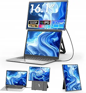 Монітор портативний 16.1" Teamgee N2 Full HD IPS 60 Гц - Фото 1