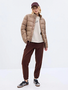 Куртка GAP LIGHTWEIGHT LOGO PUFFER JACKET XS Бежевый - Фото 1