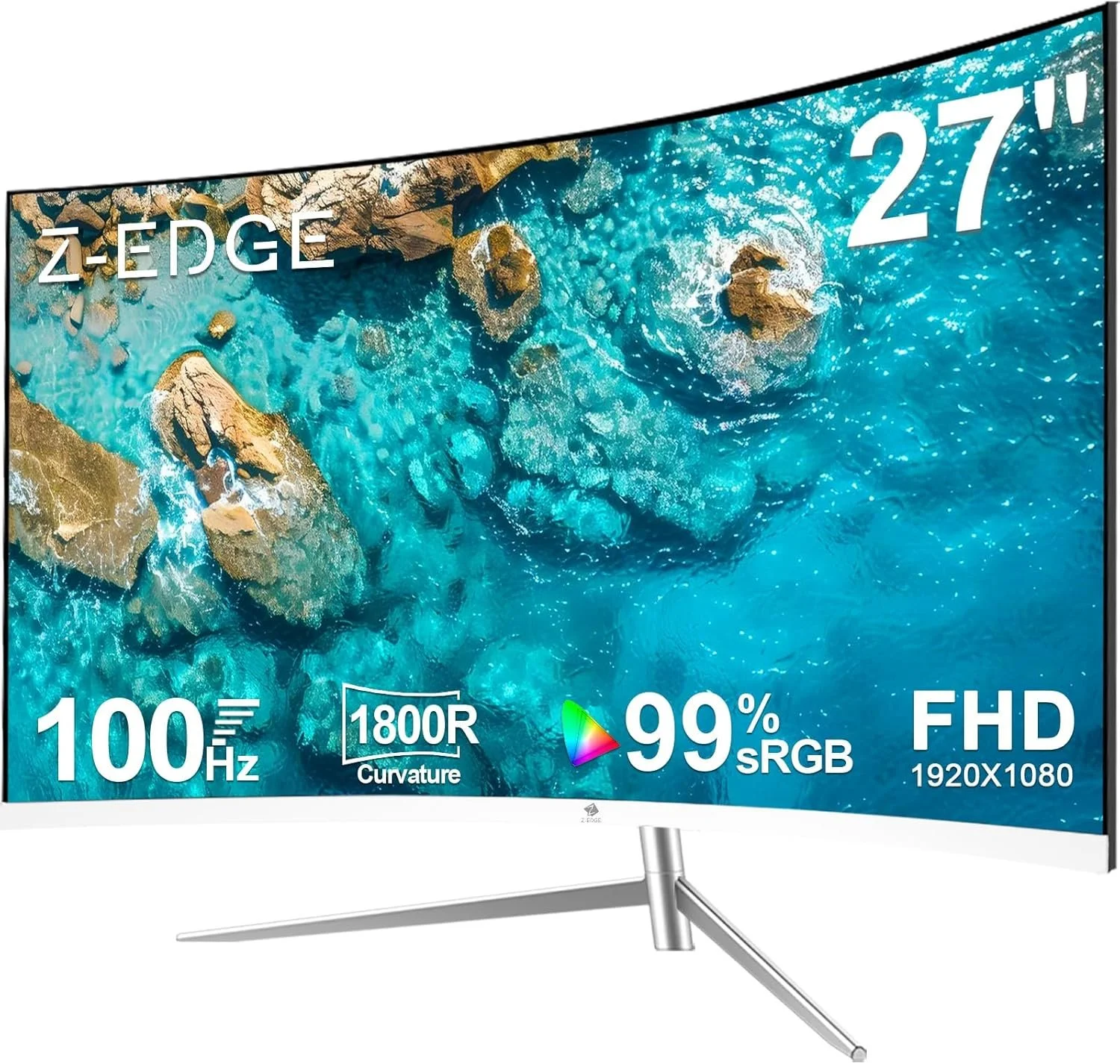 Монітор 27" Z-Edge U27C Full HD VA 100 Гц, фото №1