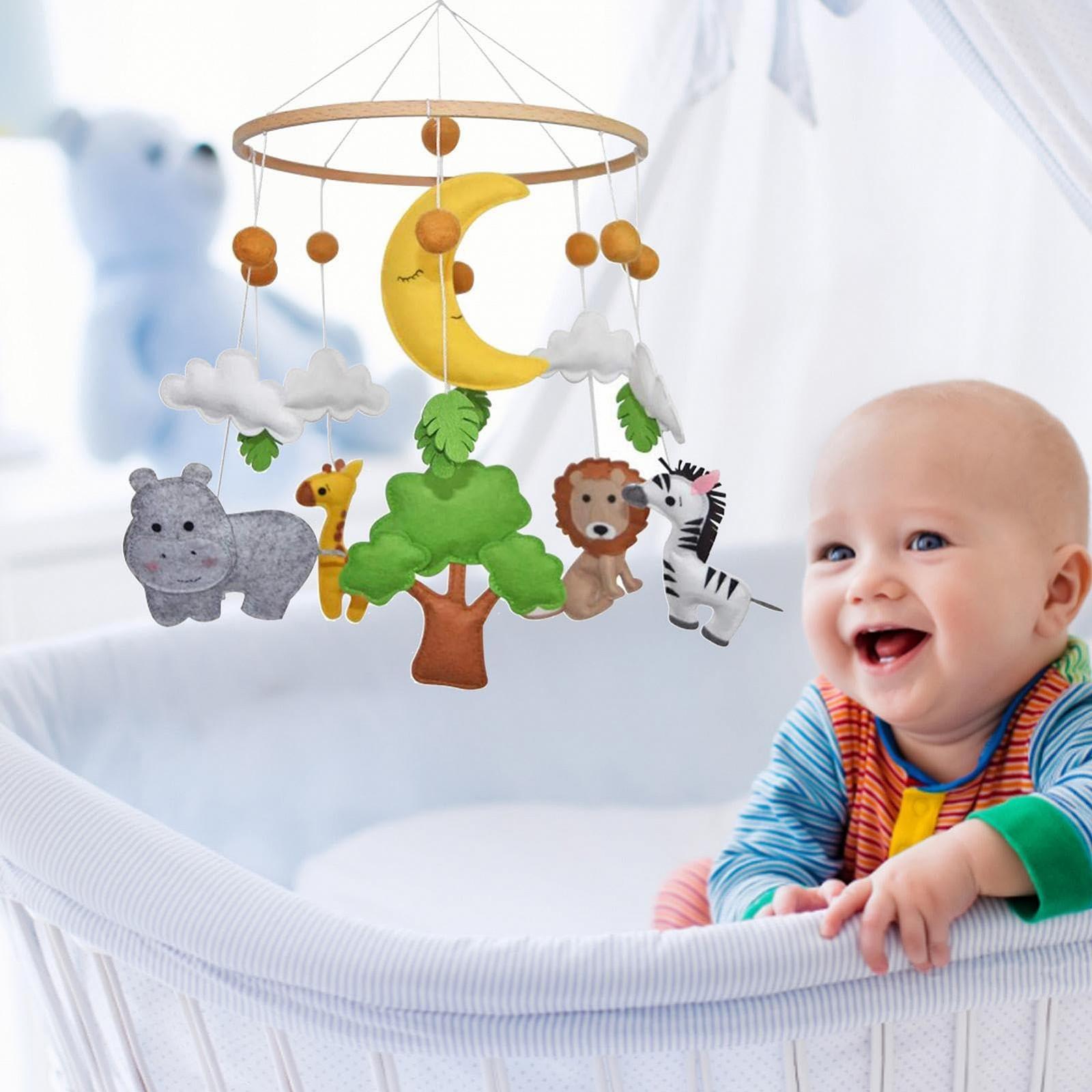 Мобиль Fowybe Woodland Babies Jungle Mobile Bed Bell Игрушка для кроватки Деревянный, фото №2
