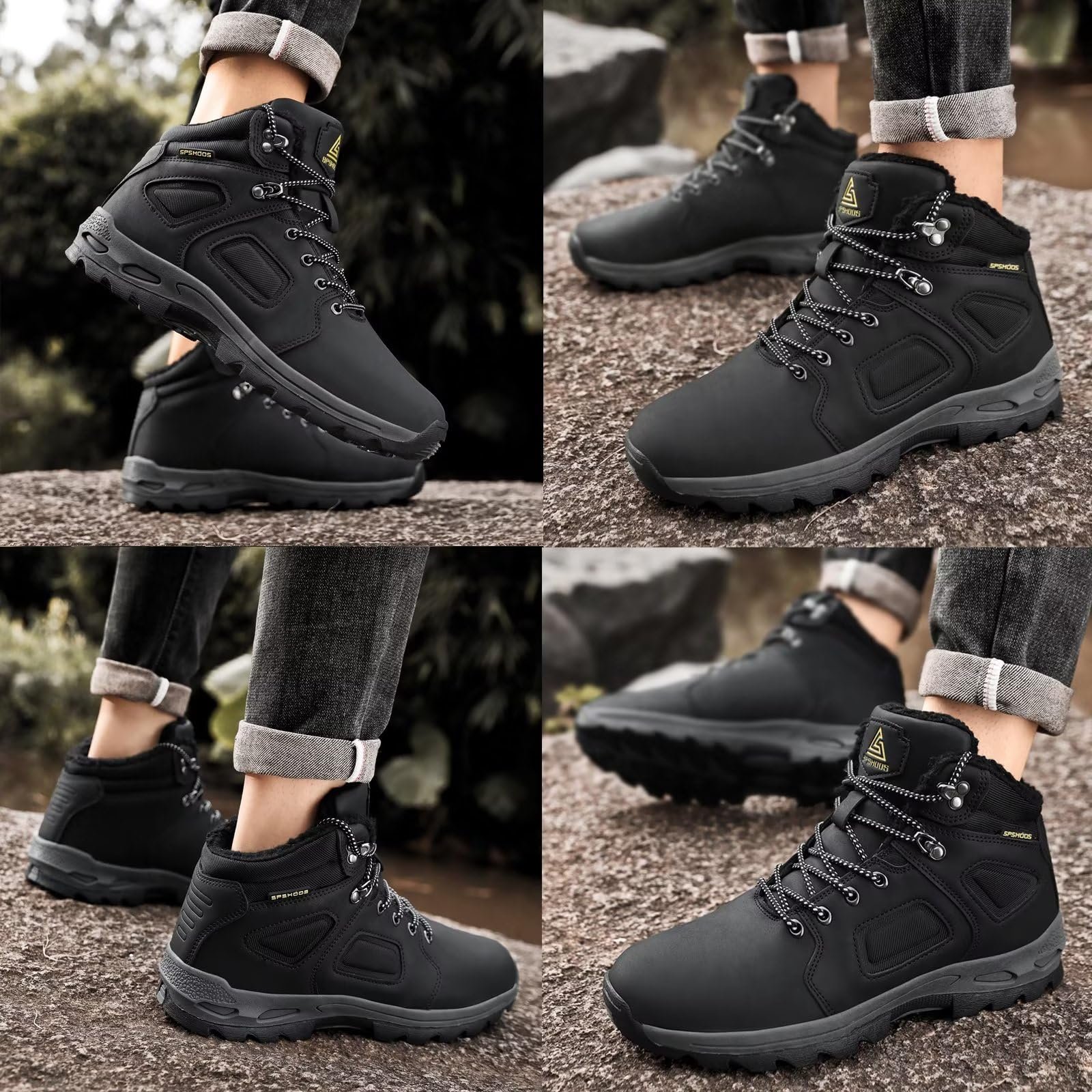 Чоловічі Зимові Черевики SPSHOOS Утеплені, фото №6