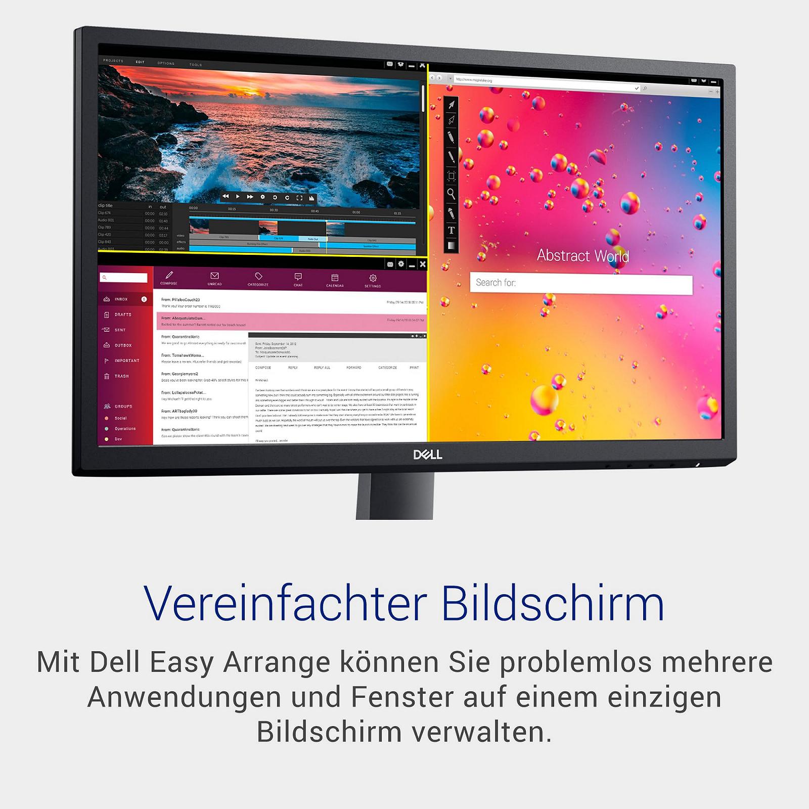 Монитор Dell SE2222H 21.5 дюйма Full HD (1920 x 1080) 60Hz VA HDMI VGA Черный, фото №5