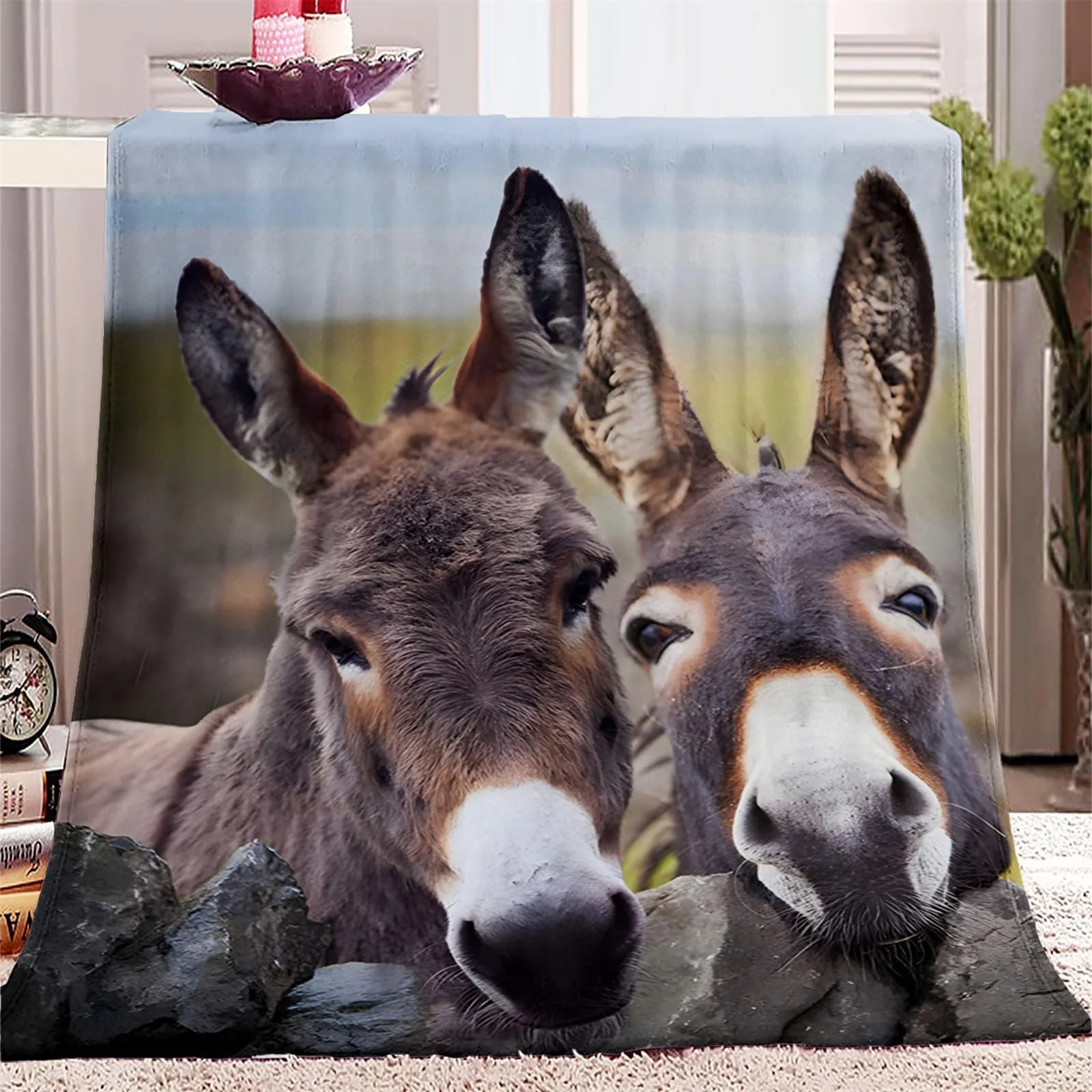 Покривало XCWYF М'яка Покривало для дивану Віслюк 180 x 200 см, фото №3